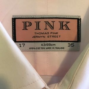 Thomas Pink men’s dress shirt 17 35 French cuff